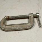 Vintage Adjustable 2" Inch Clamp #1420 Silver. Fixed Price $11.99.
