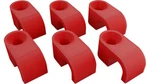 7/16" (0.4375") 11.1125MM Red Nylon Line Clamp - Set Of With Hardware. Fixed Price $26.49.