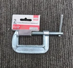 (qty 2) Bessey CM20: Force Steel Drop Forged Light Duty C-clamp X 1-1/2". Fixed Price $19.99.