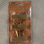 Windsor Design Pc Brass/wood Bullnose, Scraper, Block Plane Set 3" Model 97545. Fixed Price $9.97.