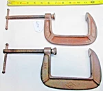 Clamps, (2) Brink & Cotton No. 144, Vintage Made Usa. Fixed Price $39.96.