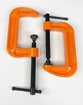Pony 2622 Adjustable C-clamp Steel Orange 2-1/2" Opening X 1-3/8" Depth Set Of. Fixed Price $9.88.