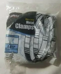 Deflect-o Worm Drive Metal Clamps, 4-4 1/2", Venting- New, Pk. Fixed Price $6.95.
