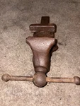 Vintage Yost No. 105 Machinist Vise - 5" Jaws Meadville, Pa. Fixed Price $75.00.