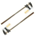Set Of 2- Edm, 24" Steel Bar Clamp Tool, Ratchet Quick Release For Metal Wood. Fixed Price $25.99.