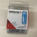 Arrow Fastener RLS1/8IP 1/8-INCH Long Rivets, 100-PACK (steel). Fixed Price $7.99.