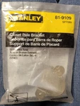 Pair Stanley Closet Pole Brackets 81-9109 Satin Brass Tone Fits Diameter. Fixed Price $10.00.