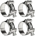 4PCS T-bolt Hose Clamps Stainless Steel Heavy Duty Adjustable Pipe 17-19MM. Fixed Price $14.39.