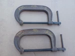 Lot Of Two (2) Vintage Williams Clamps 6". Fixed Price $42.00.