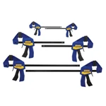 Irwin Quick-grip Woodworking Clamps, One-handed Bar 6-PACK (1964749). Fixed Price $70.98.