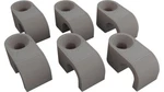 7/16" (0.4375") 11.1125 Mm Silver Nylon Line Clamp - Set Of With Hardware. Fixed Price $26.49.
