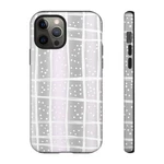 Ink - Iphone/galaxy/pixel Tough Case Abstract Dots Light Gray. Fixed Price $29.99.