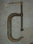 J.h. Williams & Co. 8" C-clamp No. Cc- 408, Throat Depth 4-1/2" U.s.a.. Fixed Price $44.99.