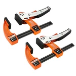 New 2 Pack 4-INCH Bar Clamp Set Quick Release Gear With 600 Lbs Load Limit. Fixed Price $30.23.