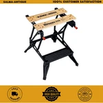 28.75 X 25.6 In. Adjustable Folding Portable Sawhorse Vise And Workbench. Fixed Price $78.99.