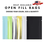 Qq Studio Matte Metallized Foil Slickseal Heat Sealable Flat Open Fill Bags. Fixed Price $183.99.