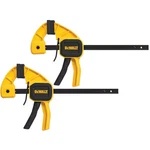 6 In. 100 Lbs. Trigger Clamp Set (2 Piece) With 2.43 Throat Depth, DWHT83149. Fixed Price $30.05.