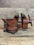 Columbian No. 63 1/2 Red Arrow Bench Swivel Vise - Anvil Vintage. Fixed Price $30.00.