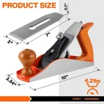 NO.4 10"WOOD Planer, Hand For Woodworking, Plane, Jack. Fixed Price $77.99.