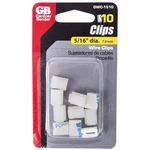 Gardner Bender GWC-1510 Wire Clip, Poly, White, Stick-on Mounting. Fixed Price $13.26.