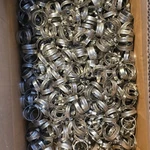 Lot Of 700 Ideal 1/2" - 1/16" Stainless Worm Gear Hose Clamp. New. Fixed Price $280.00.