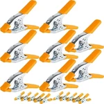 Wellmax 18PC Heavy Duty Spring Clamps Set - Large Metal For.... Fixed Price $17.95.