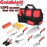 Goldblatt 12PCS Masonry Hand Tool Set Skate Wheel Joint Raker Brush. Fixed Price $72.99.
