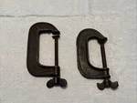 Vintage Mixed Lot Of Cast Iron Metal E.c. Stearns & Co 3 C295 Clamps. Fixed Price $10.00.