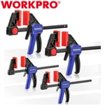 Workpro 4PC Bar Clamps One-handed Clamp/spreader Light-duty Quick-change F. Fixed Price $19.99.