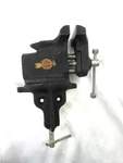 Vintage Bench Vise Clamp 1/2 " Jaw. Prairie Tool Company Rotating Du Chien Wi. Fixed Price $45.00.