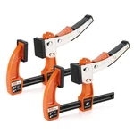 Jorgensen 4-INCH Bar Clamp Set, For Woodworking, Quick Release Gear.... Fixed Price $36.94.