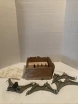 Vintage Craftsman No 9-6666 66614 45 Degree Miter Cut-in-clamp Set Original Box. Fixed Price $40.00.