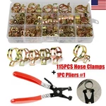115PCS Spring Clip Clamping Hose Sealing Fuel Radiator Silicone Air Pipe. Fixed Price $24.99.