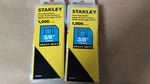 Boxes Stanley Heavy Duty Staples STYTRA706T 3/8" - 2,000 Total. Fixed Price $16.50.