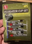Se 6PC Alligator Clips With Insulated Posts 8019AC6 Model Kit Nip. Fixed Price $6.55.