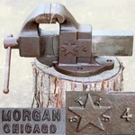 Vintage Morgan Star Chicago Heavy Metal Vise Model 4, 4"JAWS, Solid No Rotations. Fixed Price $135.00.