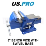Us Pro Tools Heavy Duty Engineer Swivel Bench Vice Vise Clamp With Anvil 2665. Fixed Price $66.80.