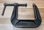 Vintage Nos Brink & Cotton 264 Deep Throat C-clamp 4" Ductile Iron Rare. Fixed Price $46.95.