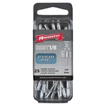 Arrow RSST1/8 Pop Rivet, Short, Grip, Stainless Steel, 25/PK. Fixed Price $13.58.
