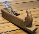 Antique Wood Horn Plane Moulson Brothers Sheffield Cast Steel Blade Smoothing.... Fixed Price $49.95.