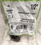 Halex 1/2" Ground Rod Clamp Model Number 293-795. Fixed Price $15.58.