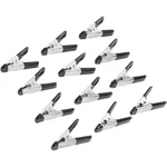 Hyper Tough 12 Mini Spring Clamp Set 3/4" 1.9CM Heavy Duty Steel Nonmarring Tips. Fixed Price $13.98.