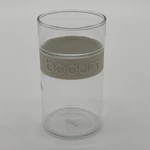 Bodum Presso Glass Storage Jar Container 8OZ White Silicone Grip No Lid. Fixed Price $11.95.