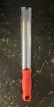 Microplane Red Handle Fine Grater Zester Stainless Steel Rasp Usa. Fixed Price $15.96.