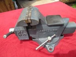 Vintage Craftsman 4 1/2 Jaws Swivel Bench Vise 51865 Made Usa. Fixed Price $85.00.