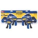 (1)-IRWIN (2)-6" (2)-12" Quick-grip One-hand Bar Clamp Piece Set 1964748. Fixed Price $67.99.