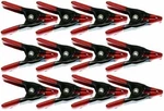 New 12PC 1" Mini Metal Spring Clamps Set. Fixed Price $11.98.