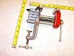 Vise, Vintage Stanley Handyman No. H1209 Bench 2-1/2" Wide Jaws, Usa. Fixed Price $41.59.