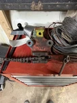 Ridgid BC510 Top Screw Bench Chain Vise For 1/8" 5" Pipe Used. Fixed Price $185.00.