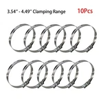 10PCS Worm Gear Clamps 3.54" To 4.49" Clamping Range Hose. Fixed Price $23.98.